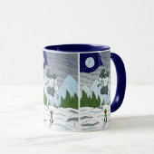 Ithaqua Weird Horror Art マグカップ (正面右)