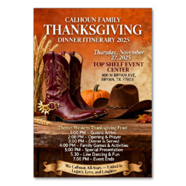 itinerary テーブルナンバー