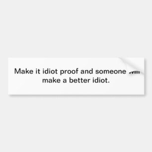 Itiotの証拠 バンパーステッカー