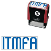 ITMFA(弾劾…)ゴム印 セルフインキングスタンプ (インサイチュ)