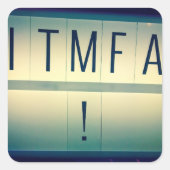 ITMFA (弾劾…)スタンプ スクエアシール (正面)