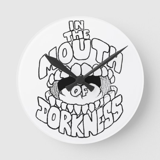 ITMODlogoの時計 ラウンド壁時計 (正面)