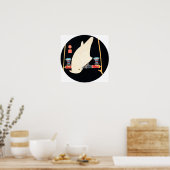 Ito Jakuchu A White Macaw ポスター (キッチン)