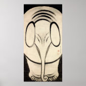 Ito Jakuchu Elephant ポスター (正面)
