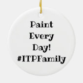 ITPのロゴ色のしぶきのオーナメント セラミックオーナメント (裏面)