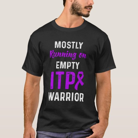Itp認識度免疫性血小板減少症ウォリアーSurv Tシャツ (正面)