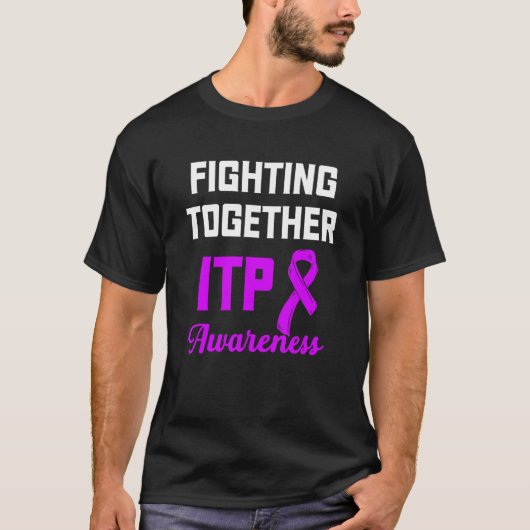 ITP Awareness 免疫性血小板減少症 戦士サバイバー Tシャツ (正面)