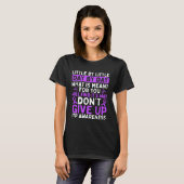 ITP Awareness Warrior Fighter Purple Ribbon Tシャツ (正面フル)