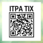 ITPA TIX QRコード – ウィンドウの固定 ウィンドウサイン (シート3)