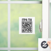 ITPA TIX QRコード – ウィンドウの固定 ウィンドウサイン (ホーム)