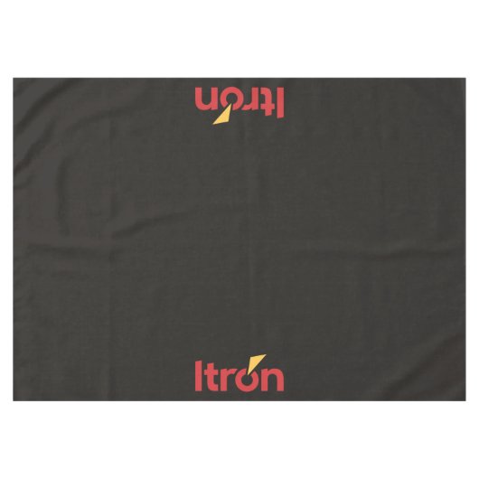 Itron black tablecloth 152 x 213 cm テーブルクロス (正面(横))