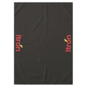 Itron black tablecloth 152 x 213 cm テーブルクロス (正面)
