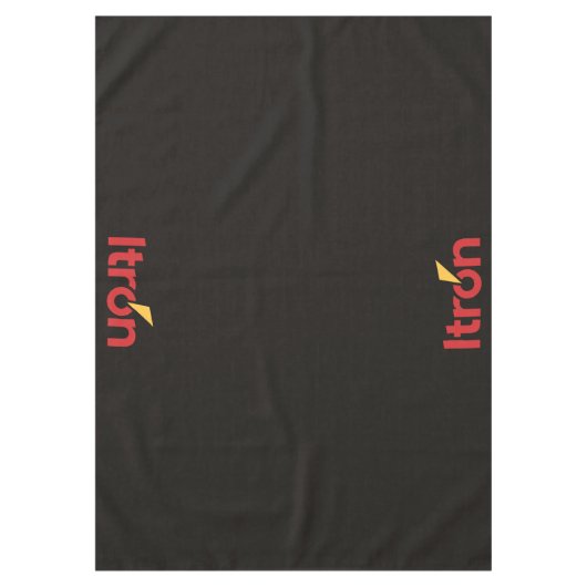 Itron black tablecloth 152 x 213 cm テーブルクロス (正面)