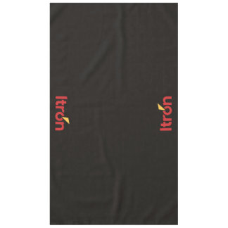 Itron black tablecloth 152 x 264 cm テーブルクロス