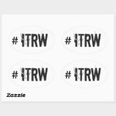 ITRW楕円シール 楕円形シール (シート)