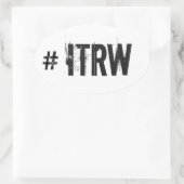 ITRW楕円シール 楕円形シール (バッグ)