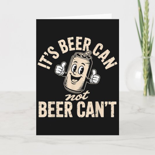 It'sビール Can Notビール Can't カード (正面)