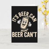 It'sビール Can Notビール Can't カード (黄色い花)