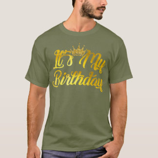itsマイ誕生日ハッピーバースデー tシャツ