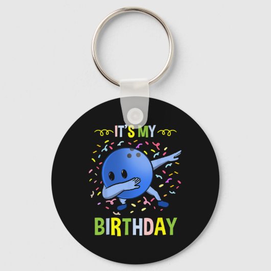 itsマイ誕生日ボーリングビル キーホルダー (正面)