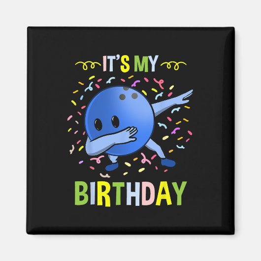 itsマイ誕生日ボーリングビル マグネット (正面)