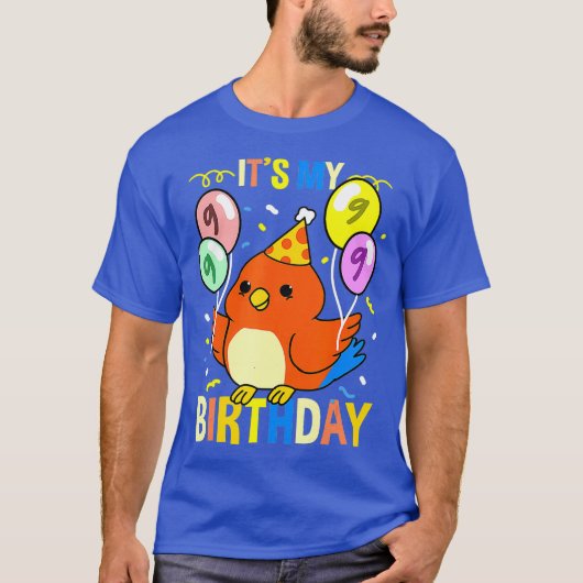 itsマイ9誕生日オウム tシャツ (正面)