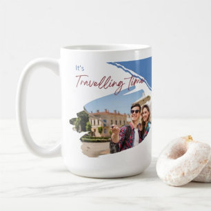 It's旅行タイムフォトコラージュ コーヒーマグカップ