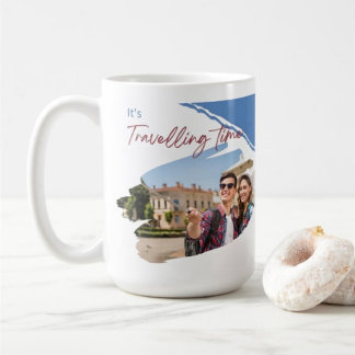 It's旅行タイムフォトコラージュ コーヒーマグカップ