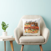 its秋オール引用文 |カボチャ付きヴィンテージトラック クッション (椅子)