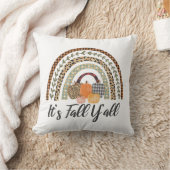 its秋ヤールレインボーオレンジプレイドおもしろい秋 クッション (ブランケット)