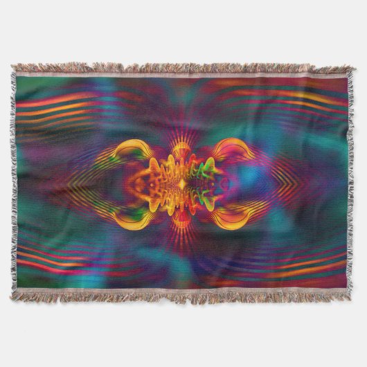 IT'S魔法アポフィシスFractal II +あなたのアイディア スローブランケット (正面)