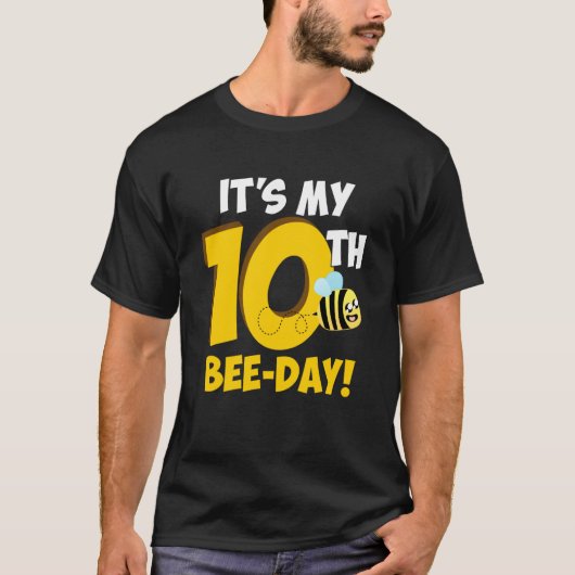 It's 10th Bee Day Honey Beekeeper Apiary Beekeepin Tシャツ (正面)
