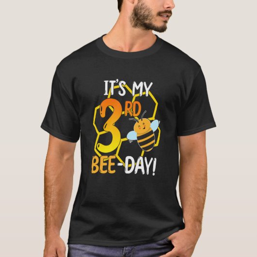 It's 3rd Bee Day Honey Beekeeper Apiary Beekeeping Tシャツ (正面)