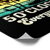 It's 5 O'clock Everywhere I'm Retired Funny Retire ポスター (角)