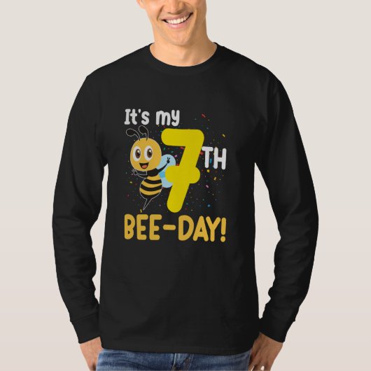 It's 7th Bee Day Honey Beekeeper Apiary Beekeeping Tシャツ (正面)