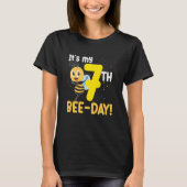It's 7th Bee Day Honey Beekeeper Apiary Beekeeping Tシャツ (正面)