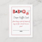 It's a Baby Q Diaper Raffle Card エンクロージャーカード (正面)