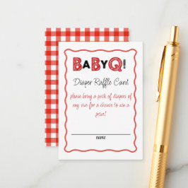 It's a Baby Q Diaper Raffle Card エンクロージャーカード