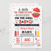 It's a Baby Q for One Invitation 招待状 (正面/裏面)