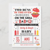 It's a Baby Q for Twins 招待状 (正面)