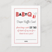 It's a Baby Q for Twins Diaper Raffle Card エンクロージャーカード (正面)