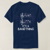 Its A Band Thing Music Geek Musical Group Notes 1 Tシャツ (デザイン正面)