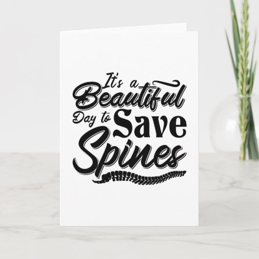 It's A Beautiful Day Chiropractic Chiropractor カード (正面)