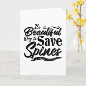 It's A Beautiful Day Chiropractic Chiropractor カード (黄色い花)