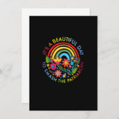 Its A Beautiful Day To Smash The Patriarchy Femini 招待状 (正面/裏面)