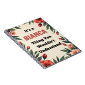 It's a Bianca Thing You Wouldn't Understand ノートブック (右側)