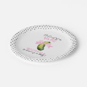 It's A Big Dill Watercolor Pickle Baby Shower ペーパープレート (アングル)