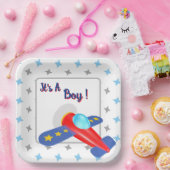 It's A Boy  ペーパープレート (パーティー)