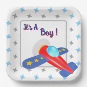It's A Boy  ペーパープレート (正面)