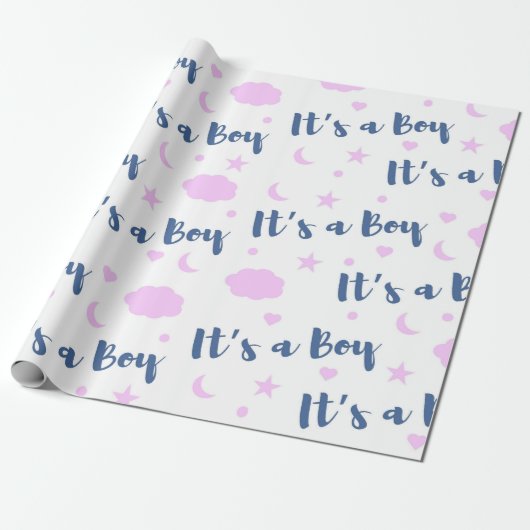 It's A Boy! ラッピングペーパー (アンロールド)